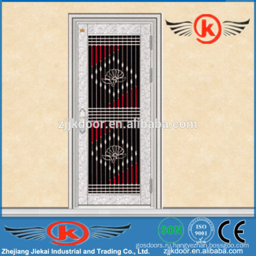 JK-SS9603 железная дверь безопасности / дверь из нержавеющей стали с цветочными дизайнами